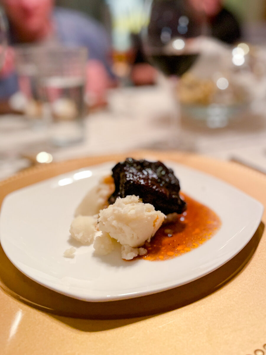 Braised Short Ribs over Mashed Potatoes