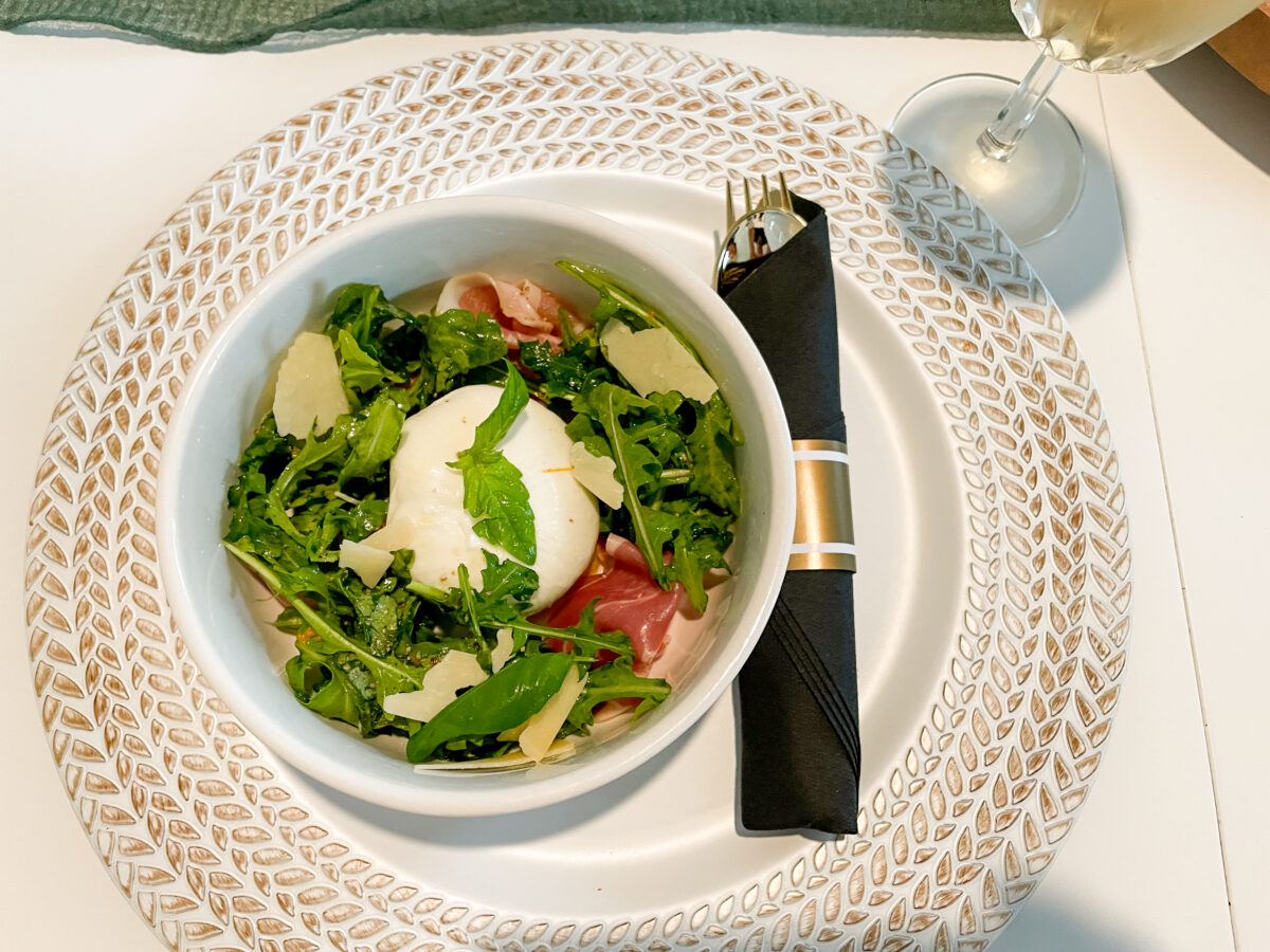 Burrata Salad with Prosciutto