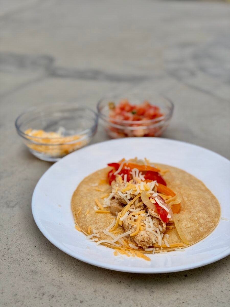 Chicken fajitas