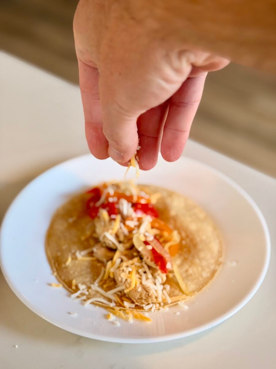 Chicken fajitas