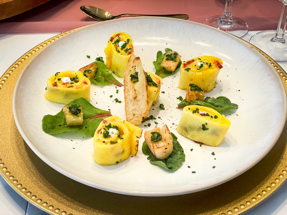 Egg Crepe Pinwheels