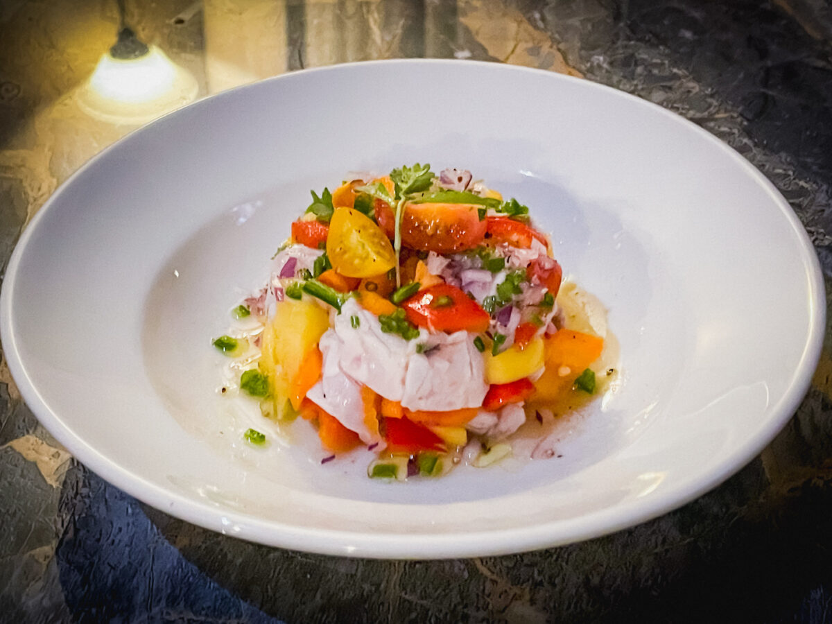 Fish Ceviche with Mango Salsa