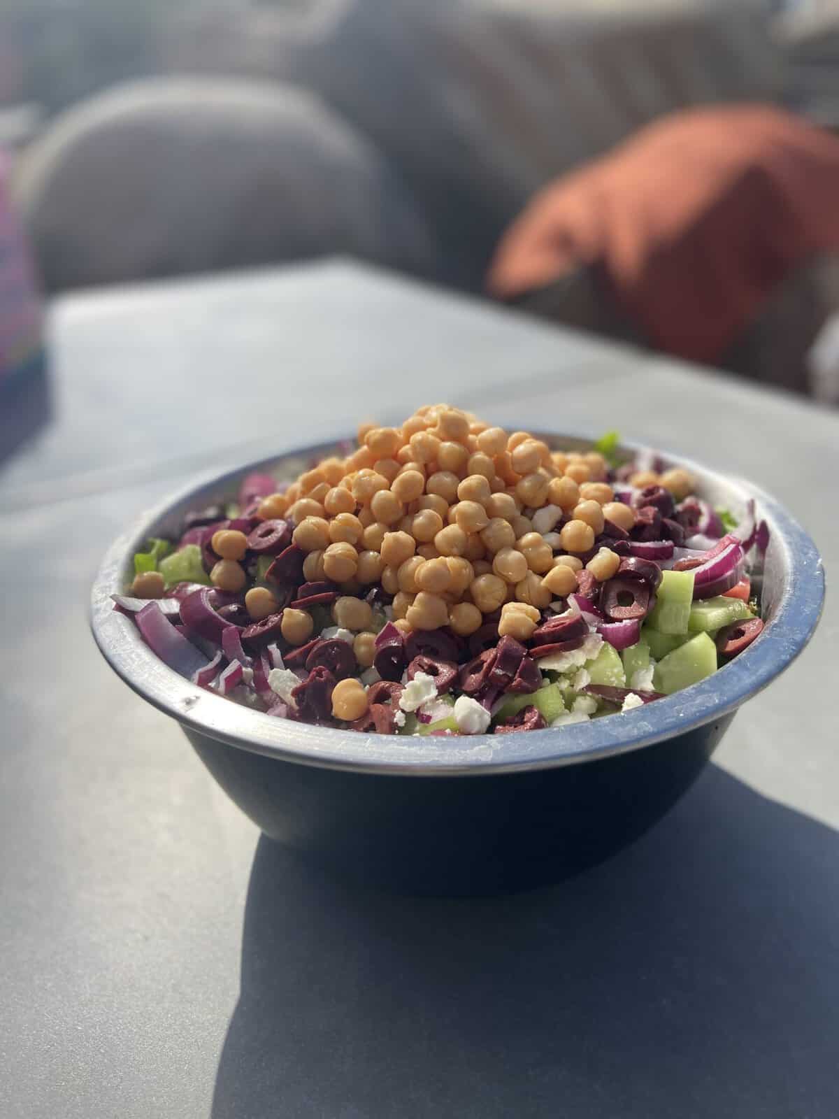 Chickpea Feta Salad