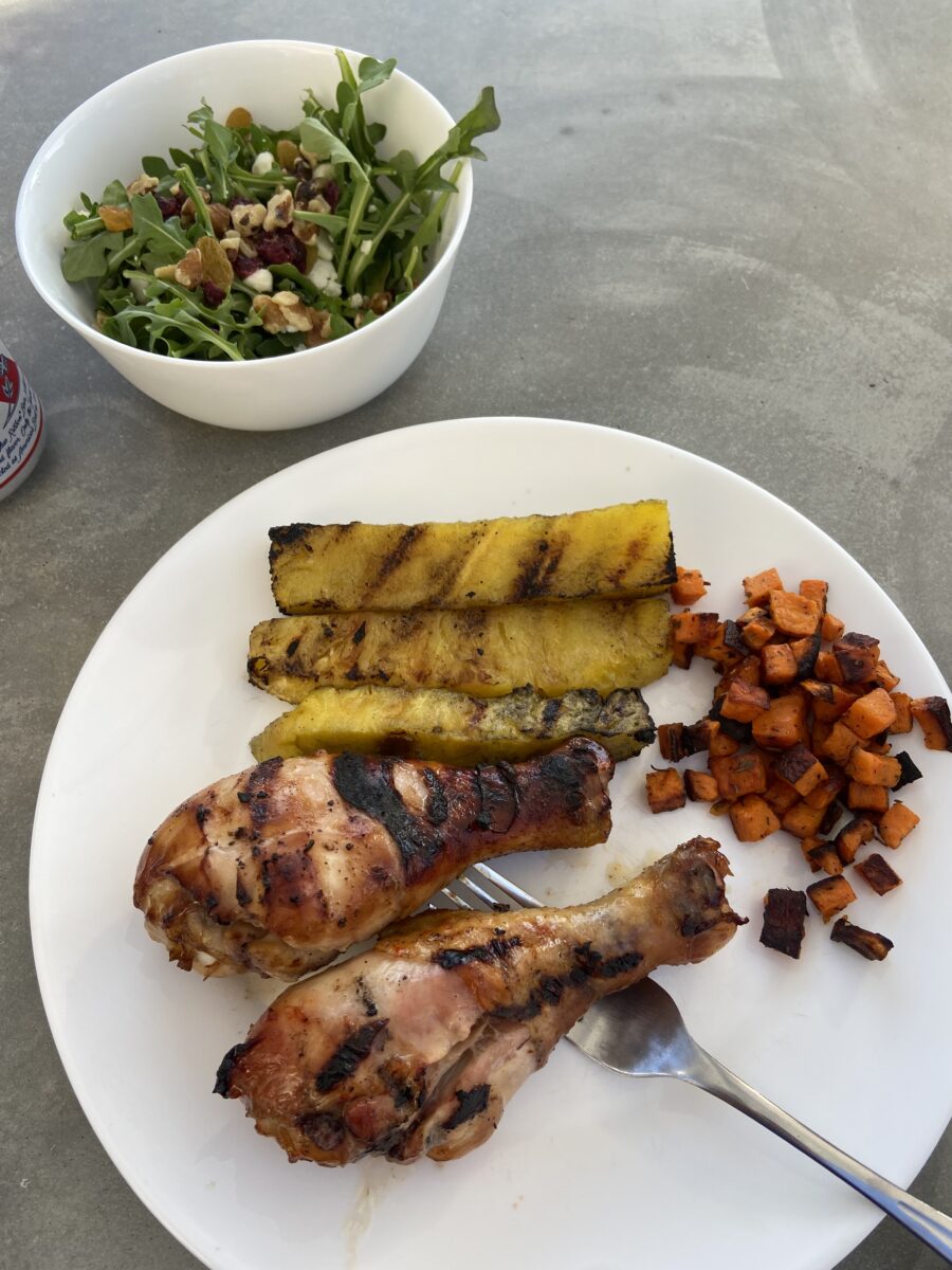Grilled Chicken and Pineapple
