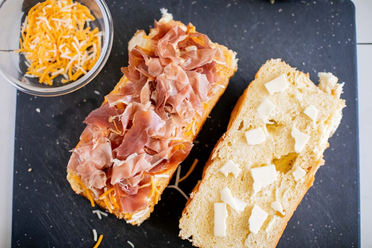 Ham and cheese sliders