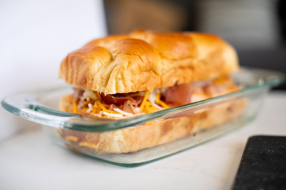 Ham and cheese sliders