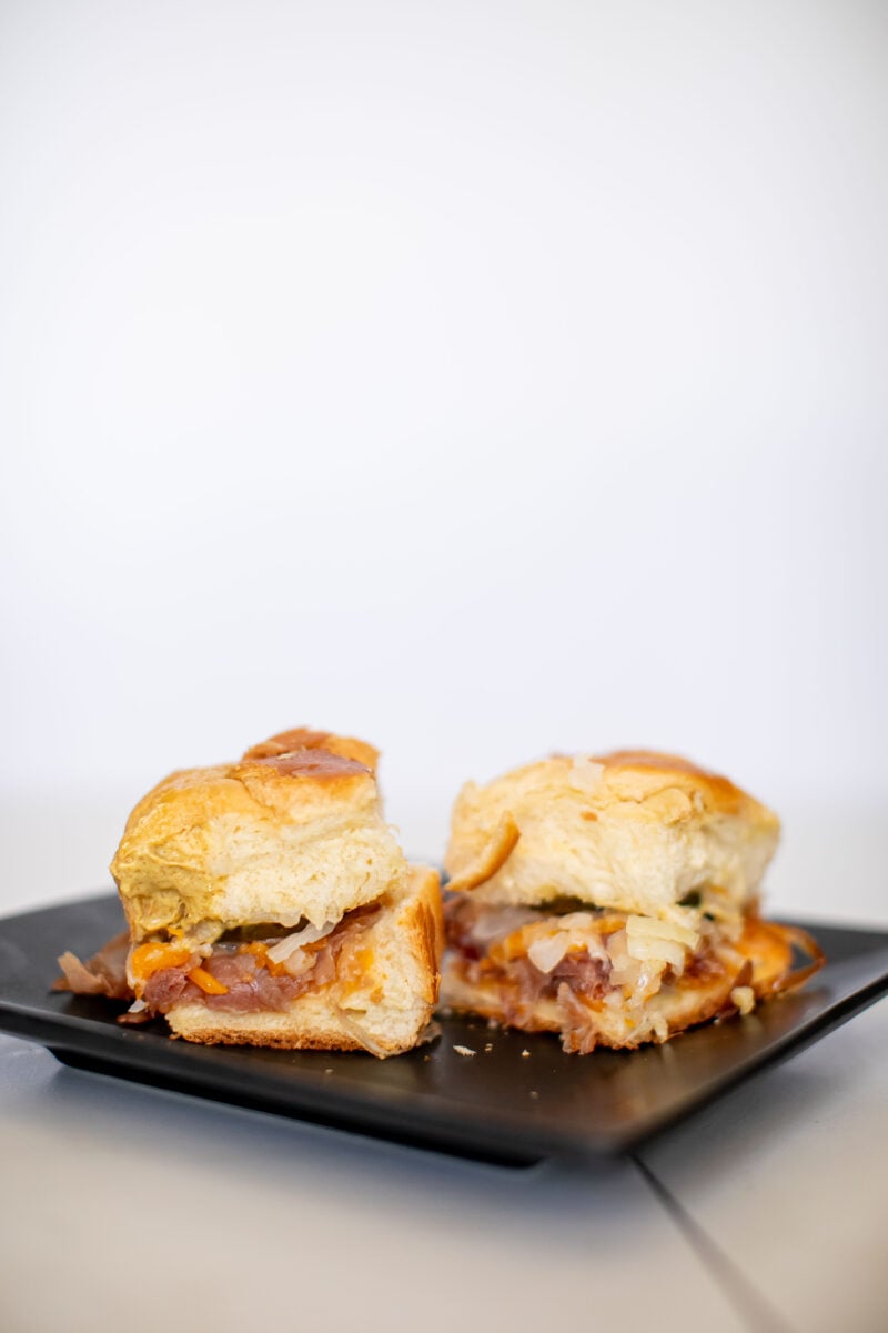 Ham and cheese sliders