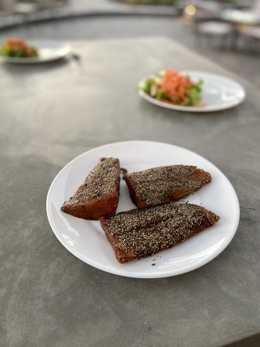 Pepper-Crusted Tuna