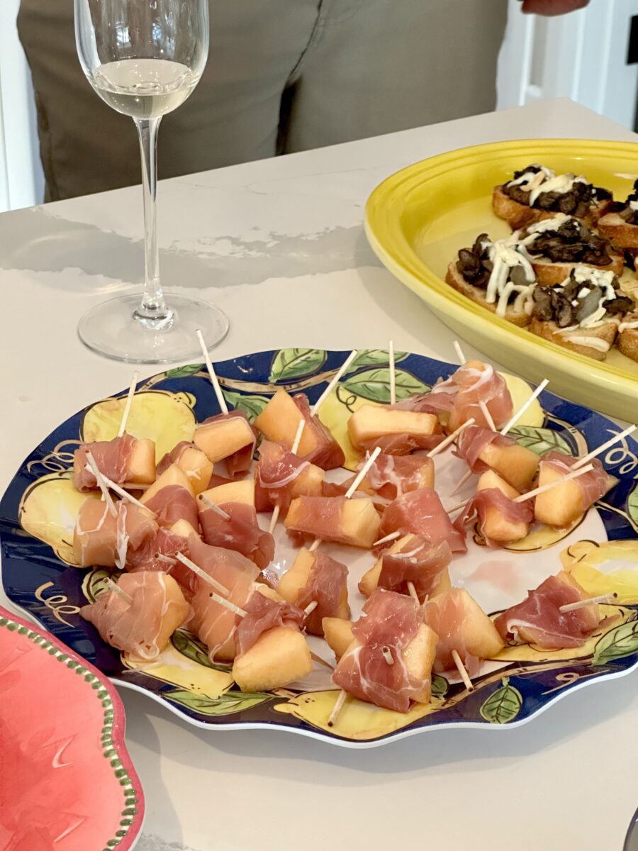 Prosciutto-Wrapped Cantaloupe Skewers