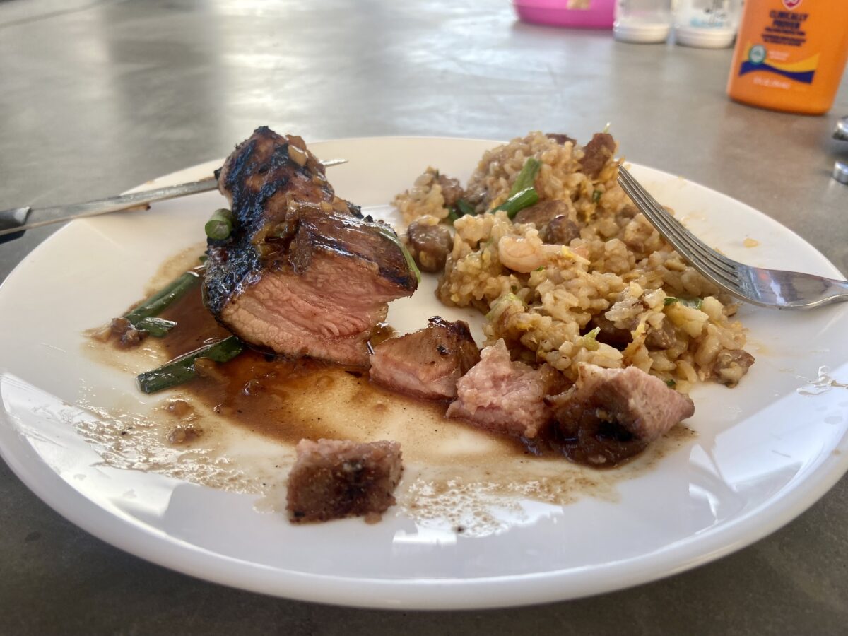 Grilled Pork with Fried Rice