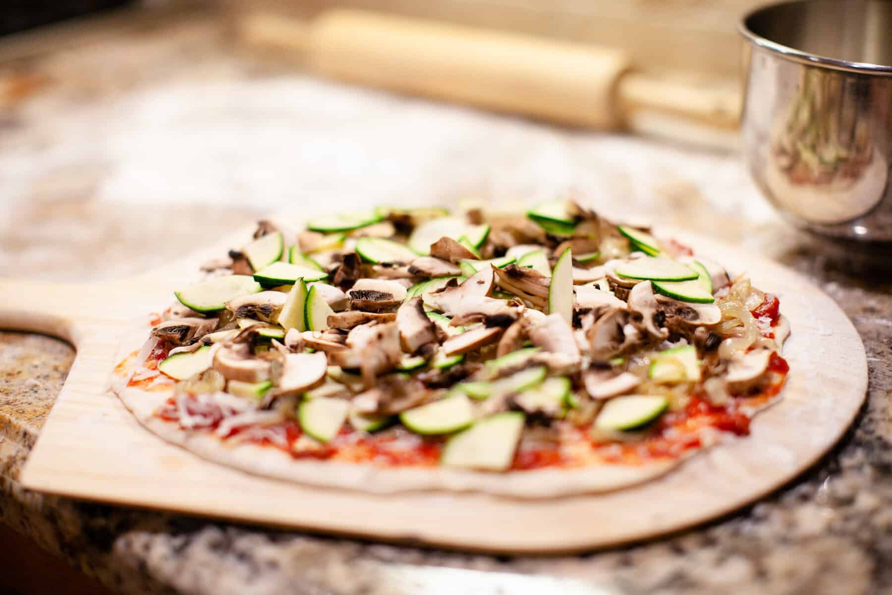High-Protein Veggie Pizza