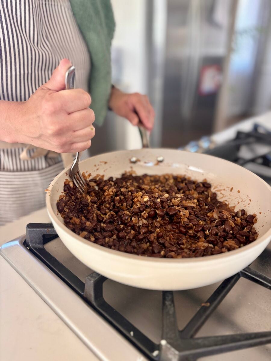 Black bean tacos