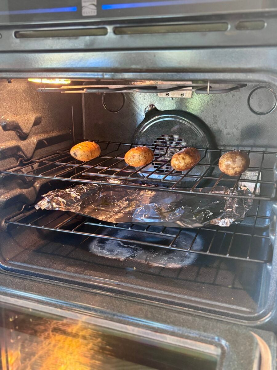 Loaded baked potatoes