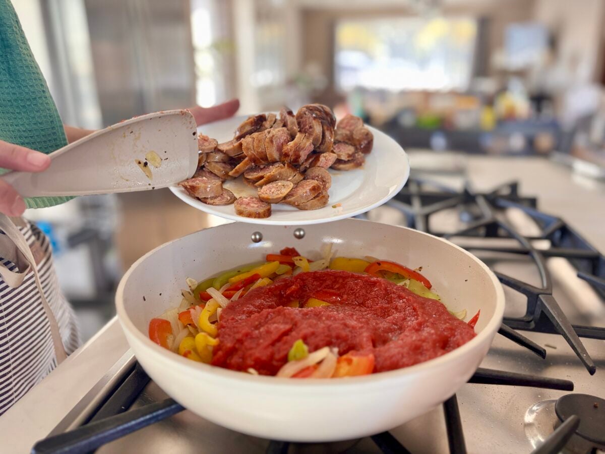 Sausage and peppers