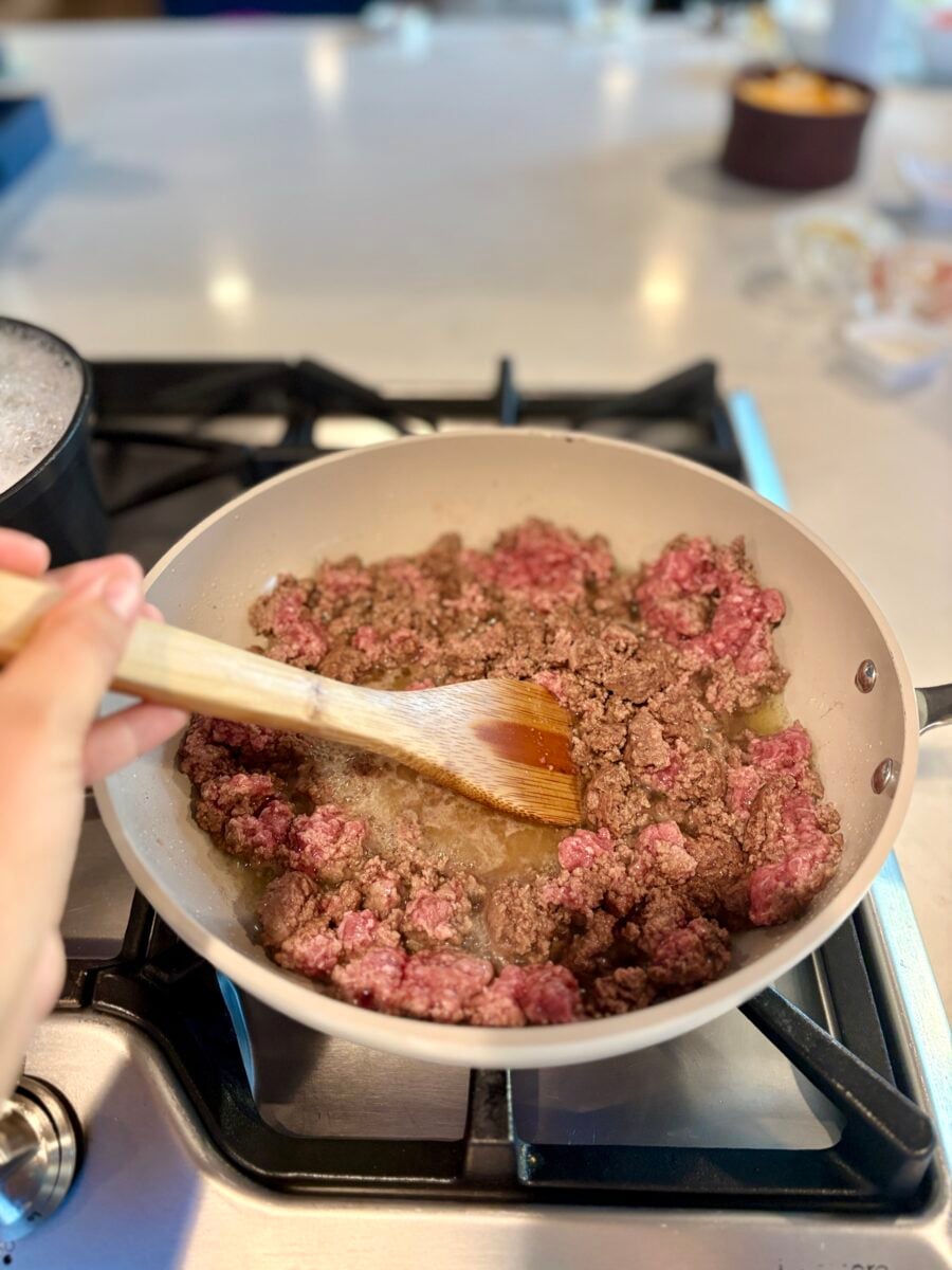 Cheeseburger casserole