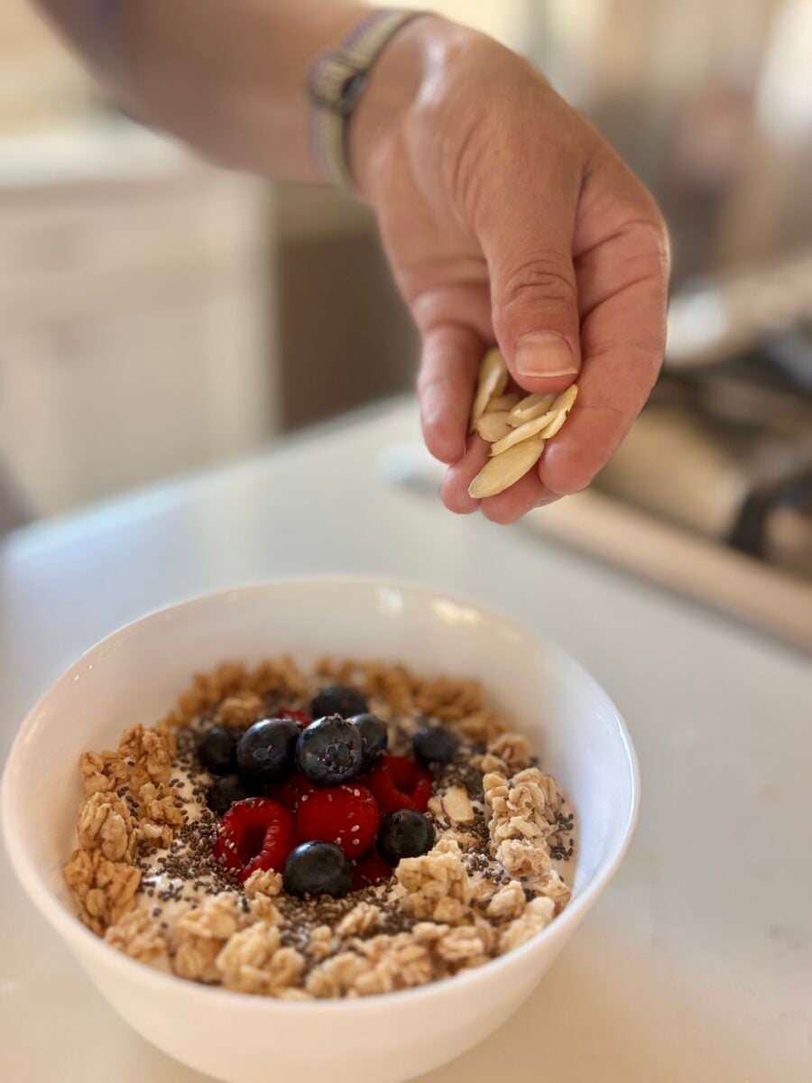 Cottage cheese bowl