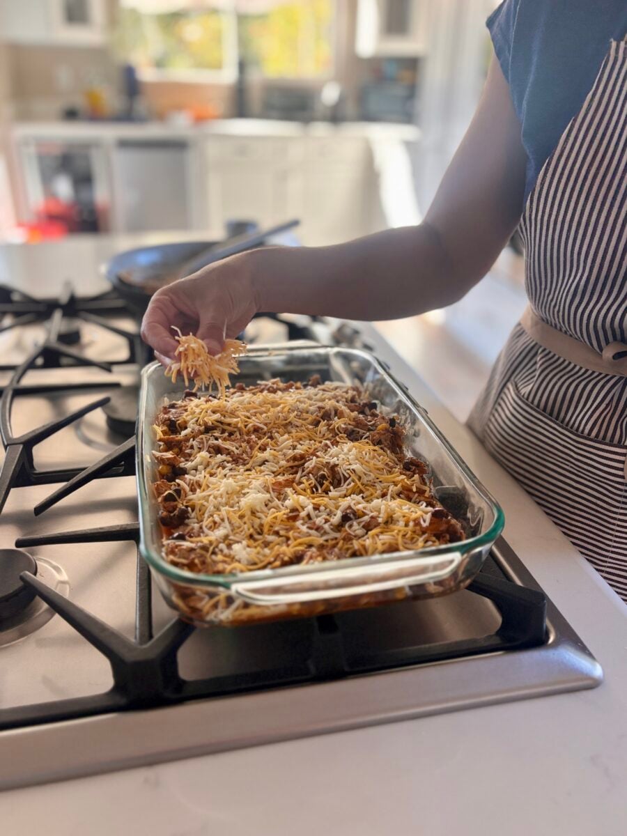 Enchilada casserole
