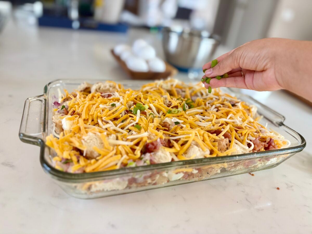 Everything bagel breakfast casserole