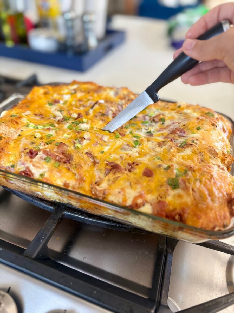Everything bagel breakfast casserole