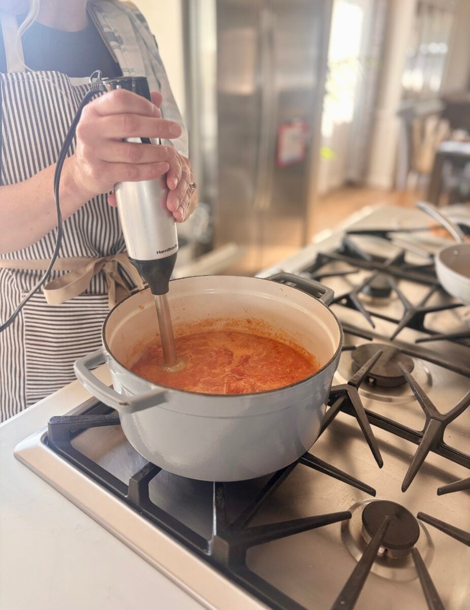 Tomato soup and grilled cheese