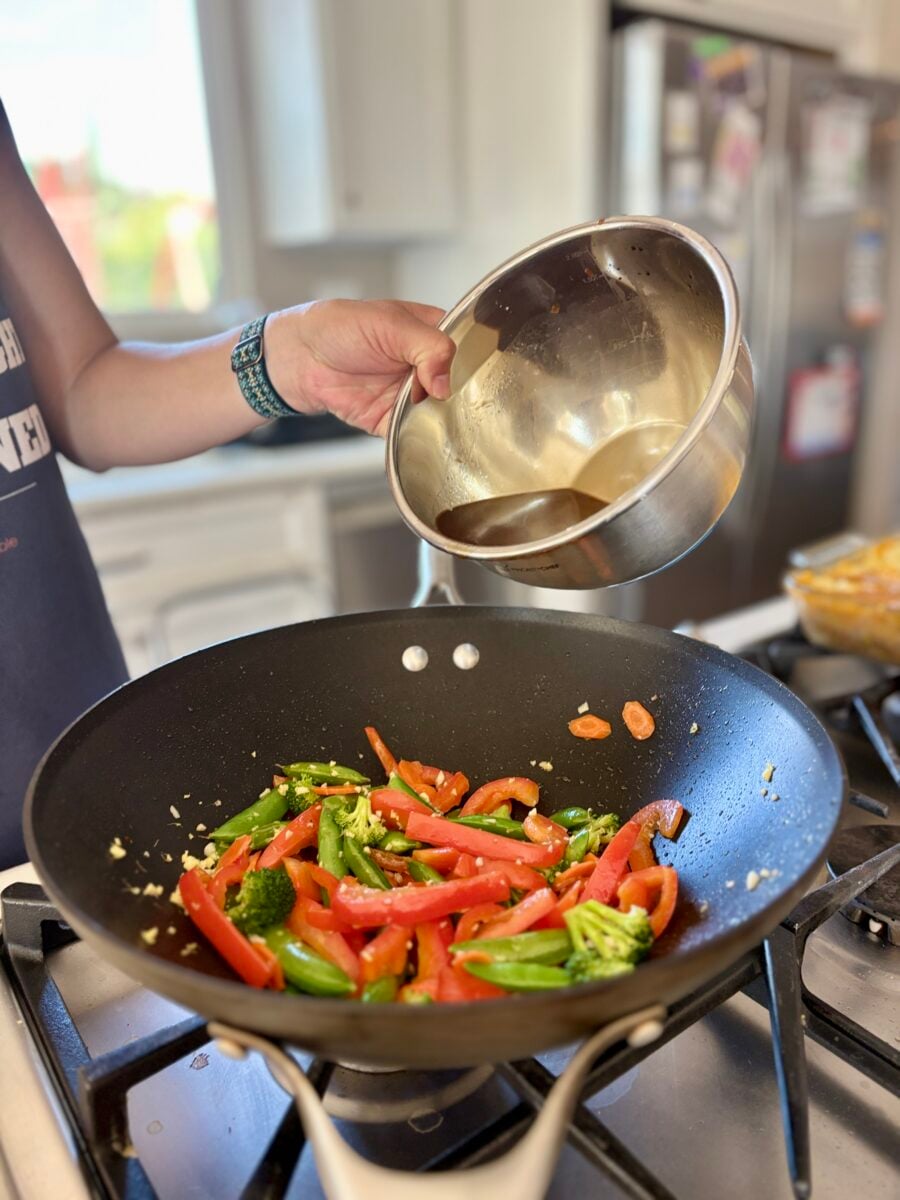 Chicken stir fry